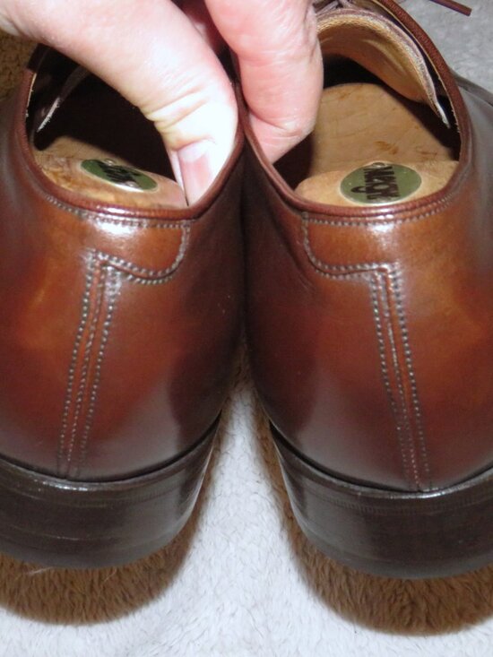 E. Vogel Bespoke Brown Calf Leather Plain Toe Derby 11 EE main image 7